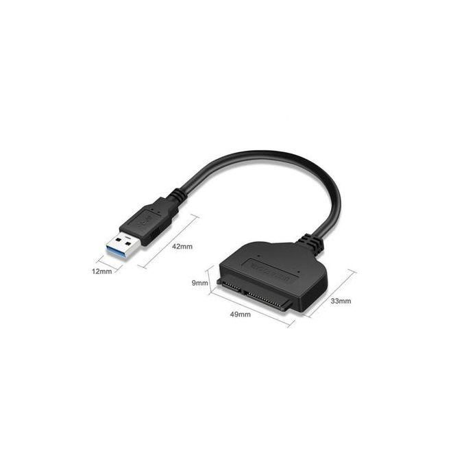 USB 3.0 To SATA 22 Pin Hard Drive Adapter Cable For 2.5 Inch HDD SSD Hard Drive