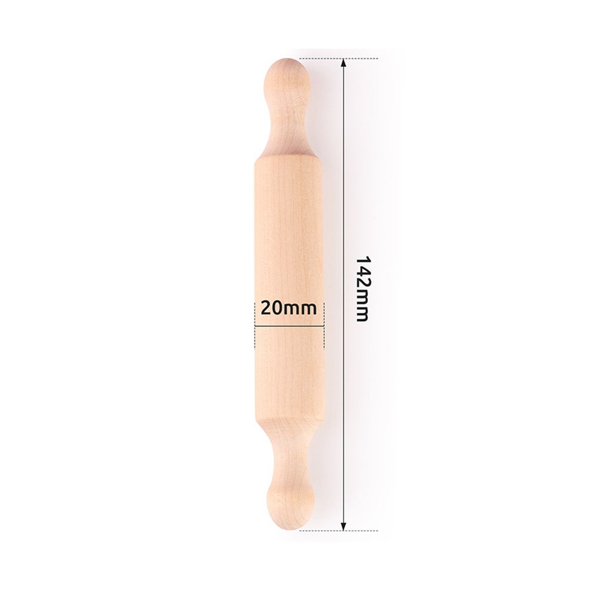 20PCS Mini Rolling Pins for Crafts, Small Woo