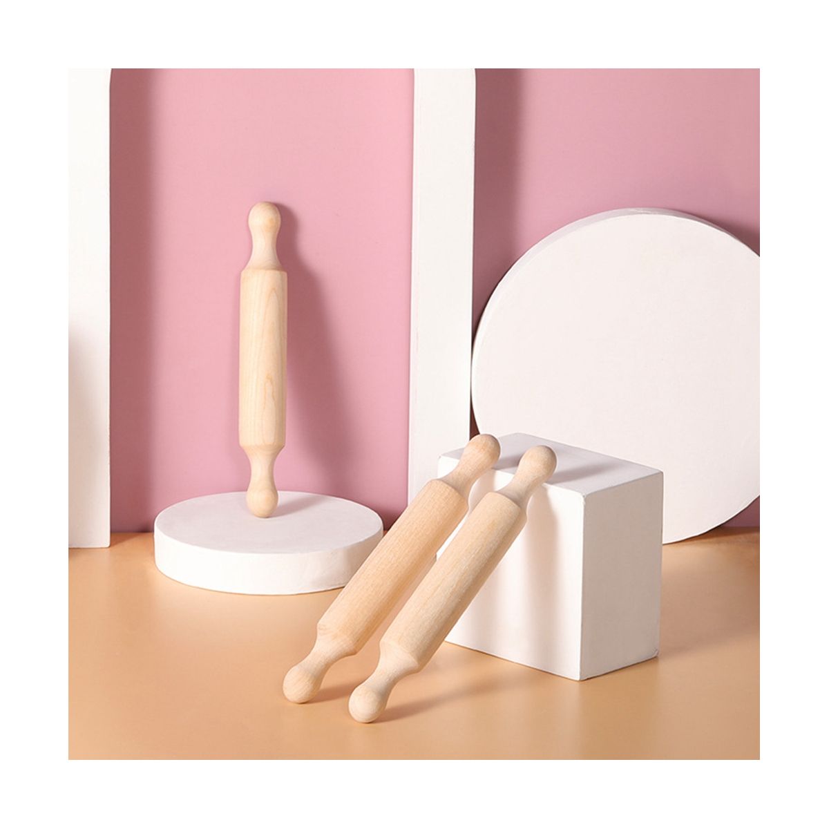 20PCS Mini Rolling Pins for Crafts, Small Woo