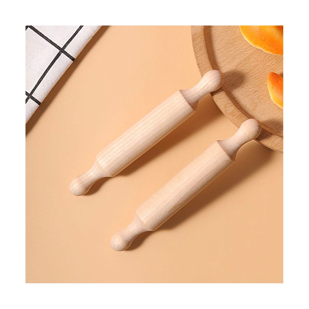 20PCS Mini Rolling Pins for Crafts, Small Woo