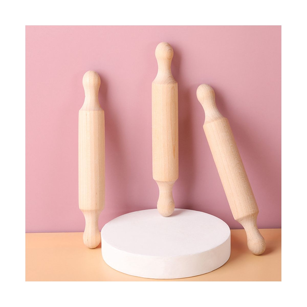 20PCS Mini Rolling Pins for Crafts, Small Woo