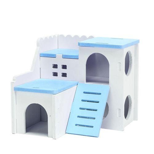 Wooden Hamster House Hideout Hut Rat Hideaway