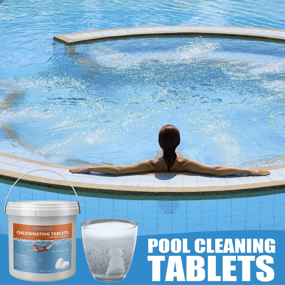 Chlorination Tablets Swimming Pool Effervescent Tablets A