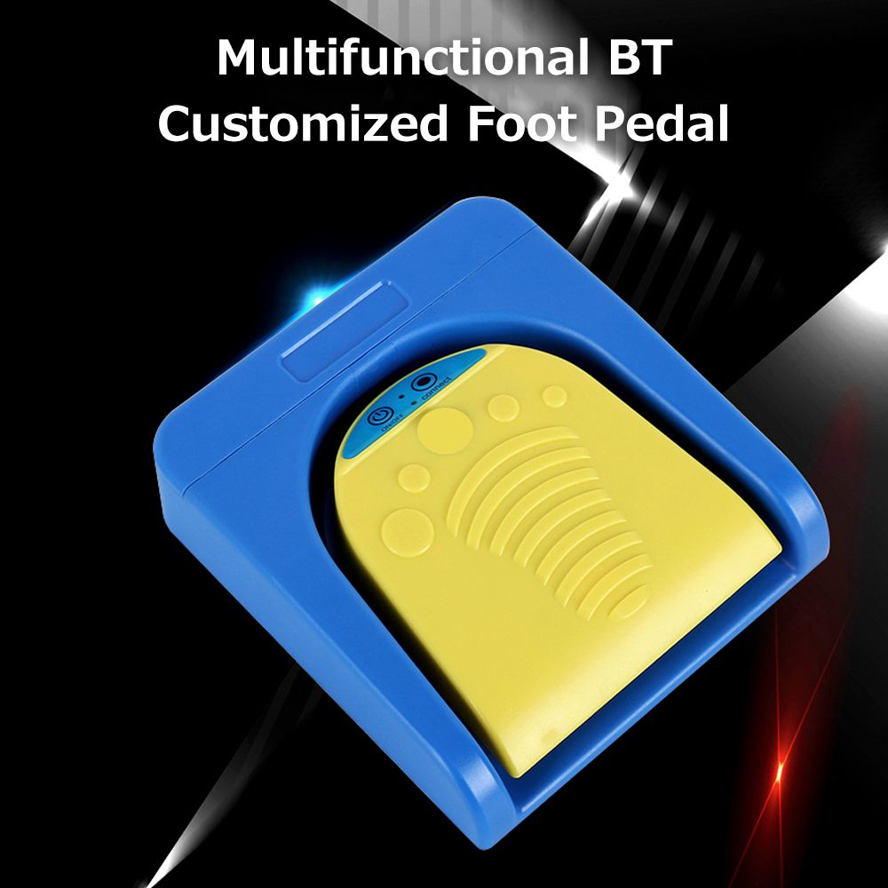 Multifunctional Foot Pedal Wireless BT Foot Switch Support