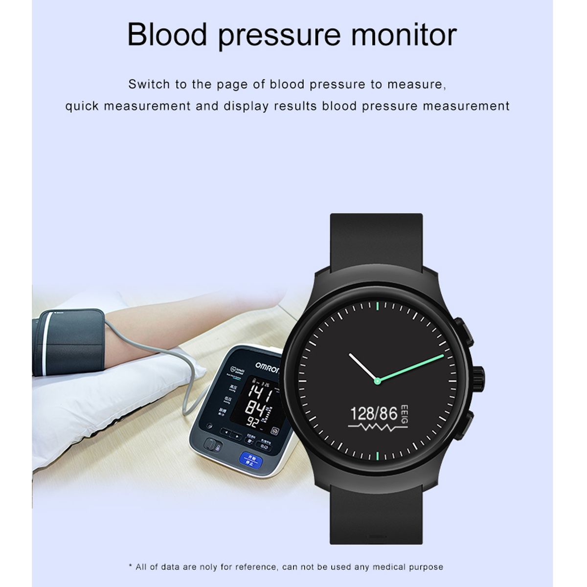 T1 0.49 Inch OLED Screen IP67 Waterproof Smart Bracelet, Support Sleep Monitor / Heart Rate Monitor / Blood Pressure Monitor(White)