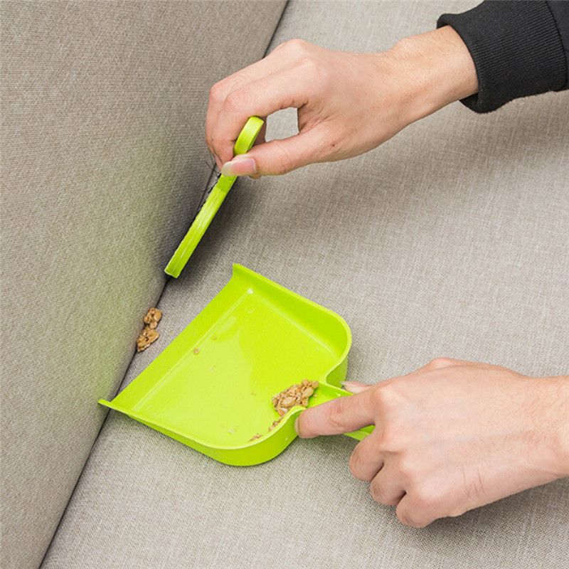Mini Broom Dustpan Brush Set Soft Cleaning Sweeper Hand Pan