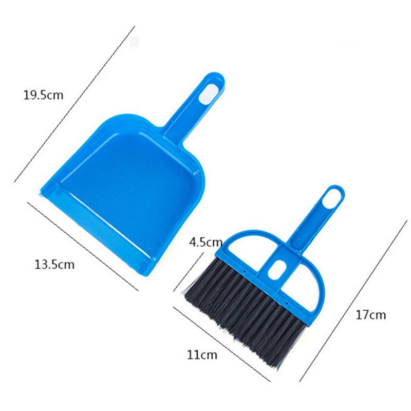 Mini Broom Dustpan Brush Set Soft Cleaning Sweeper Hand Pan