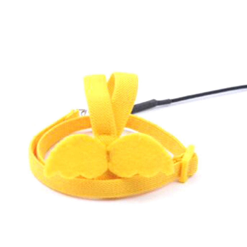 Yellow Parrot Bird Leash Outdoor Adjustable Harness