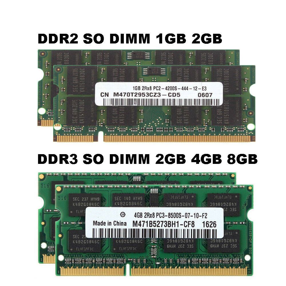 Samsung Ram 1gb 2gb 4 Gb 8 Gb Ddr2 Ddr3 5300 6400 10600