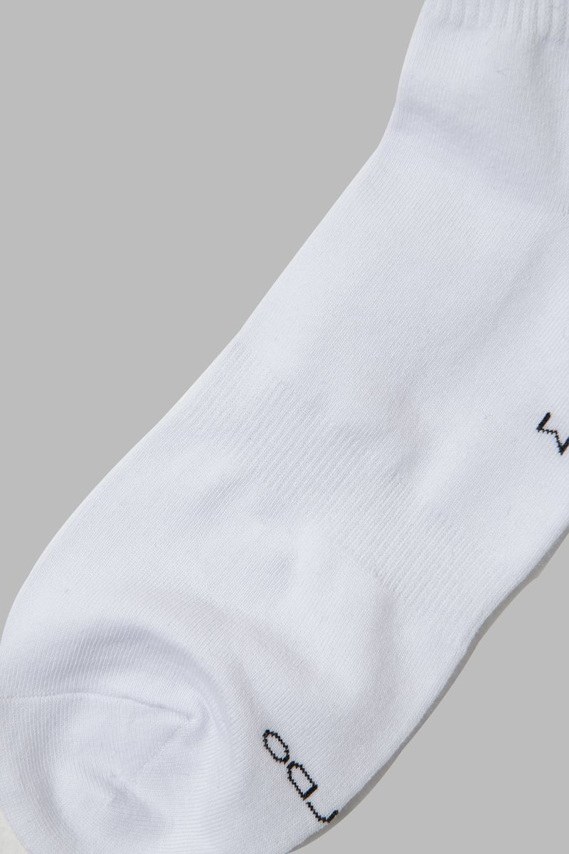 [eduardo] White Mid Socks 10pcs Set