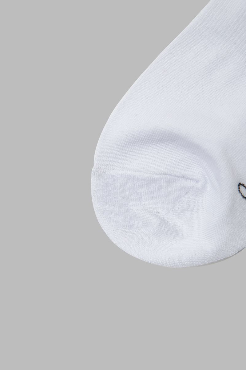 [eduardo] White Mid Socks 10pcs Set