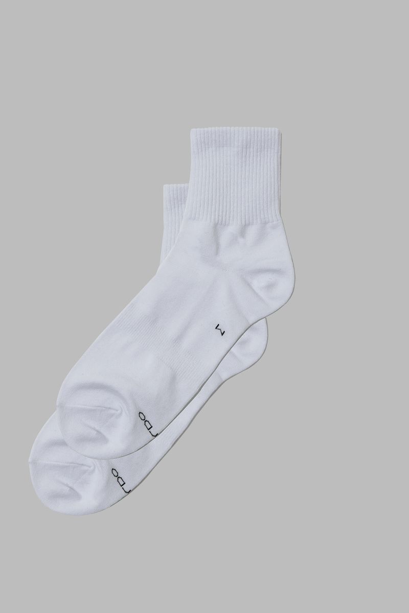 [eduardo] White Mid Socks 10pcs Set