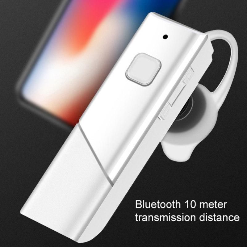 Mini Wireless Bluetooth-compatible Single In-ear-White