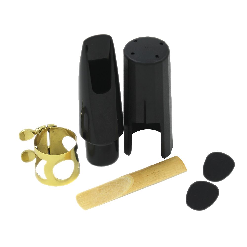 Tenor Sax Saxophone Mouthpiece Plastic With Cap Metal Buckle