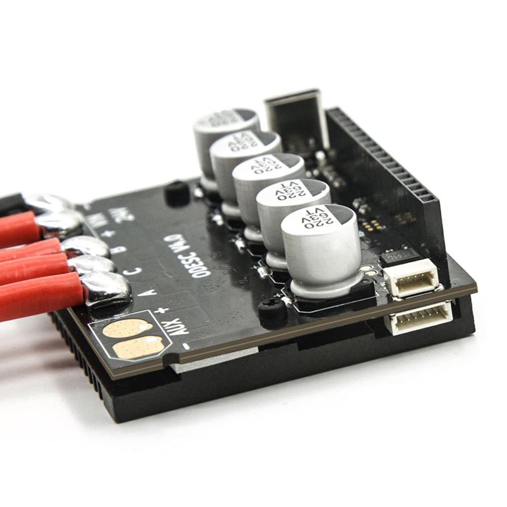 ODESC V4.0 Driver Board 8-24V 4 Layers Type-C Interface Brushless Motor Driver Module With Heat Sink for DIY Robot / Mechanical Arms / Car Model / Ship Model / 3D Printer / Pan Tilt Slide