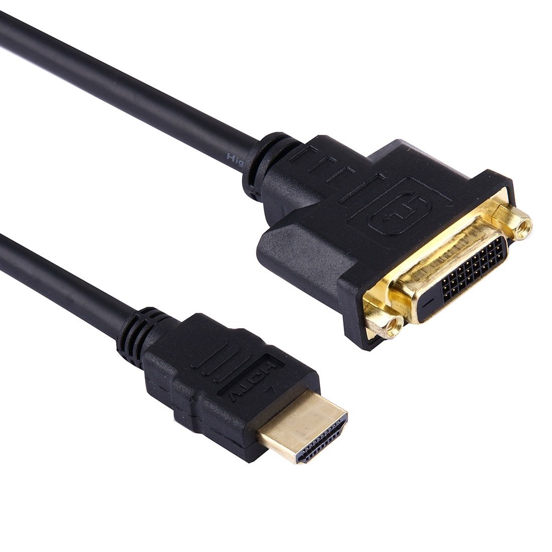 30cm HDMI Male To 24+1 DVI Female Adapter Cable