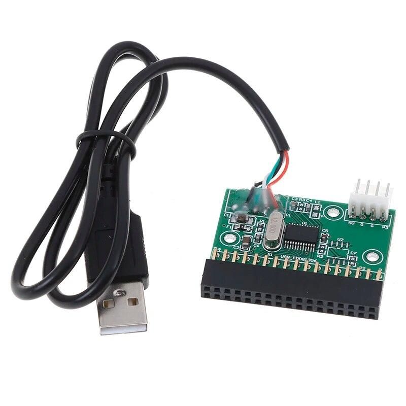 USB Cable to 34pin Floppy Interface Adapter PCB Converter Board driver board Floppy drive cable Computer electronics accessories