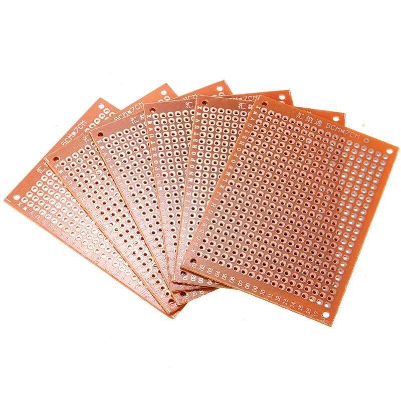 12 Pcs KIT Prototyping Printed Circuit Board Stripboard Prototype Breadboard