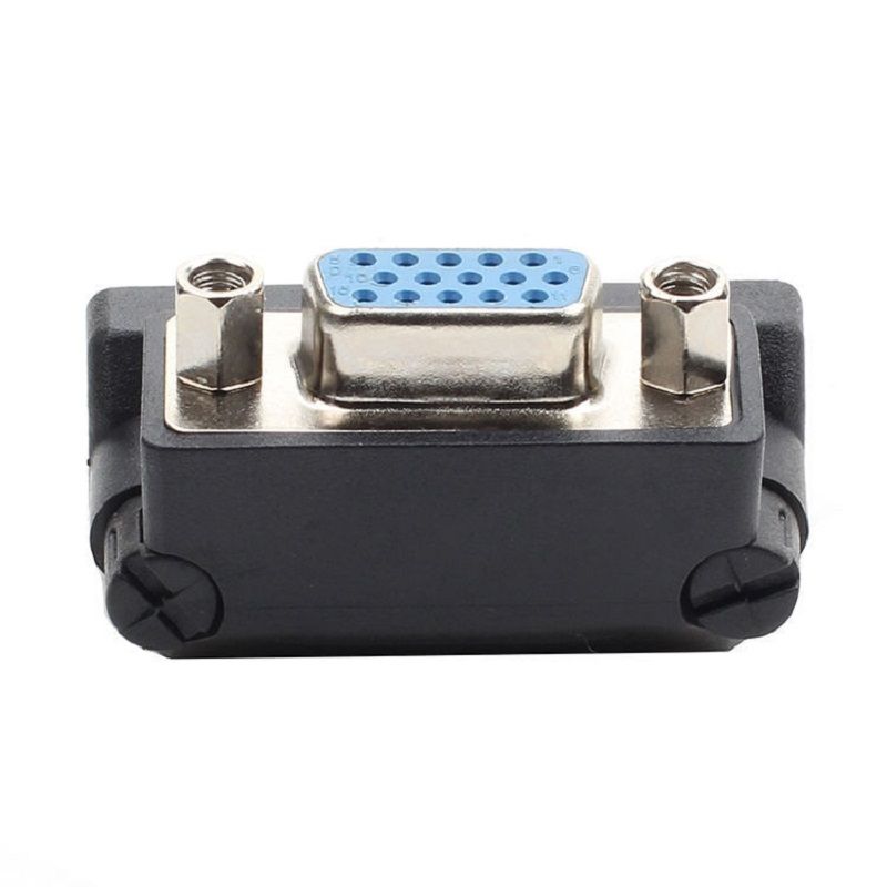 DVI To VGA Adapter DVI-I Male 24+5 Pin To VGA Female 90° Elbow HD Video