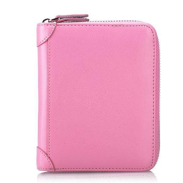 Antimagnetic Leather 40 Card Slots Card Holder Passport Storage Bag Coffee