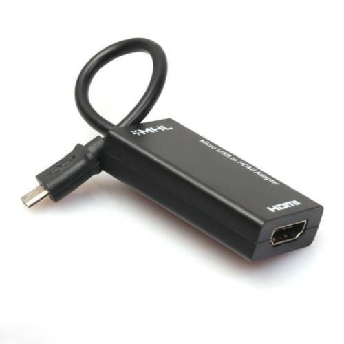 100% Genuine Original Mini Micro USB 2.0 MHL To HDMI 1080P TV Adapter Cable HDTV