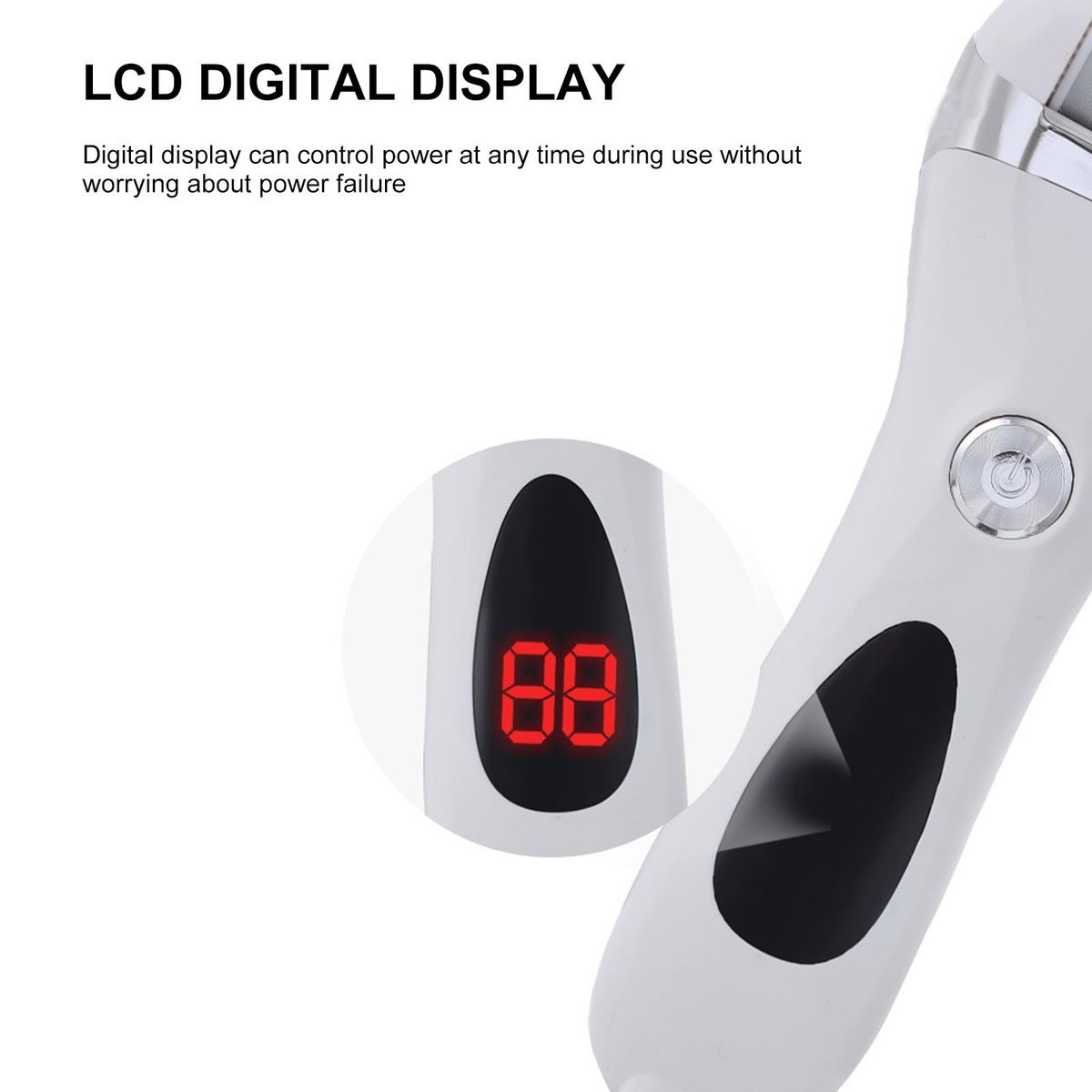 Electric Foot Callus Remover Dead Skin Calluses Remover Rechargeable Foot Grinder Automatic Pedicure Tool with LCD Digital Display Waterproof