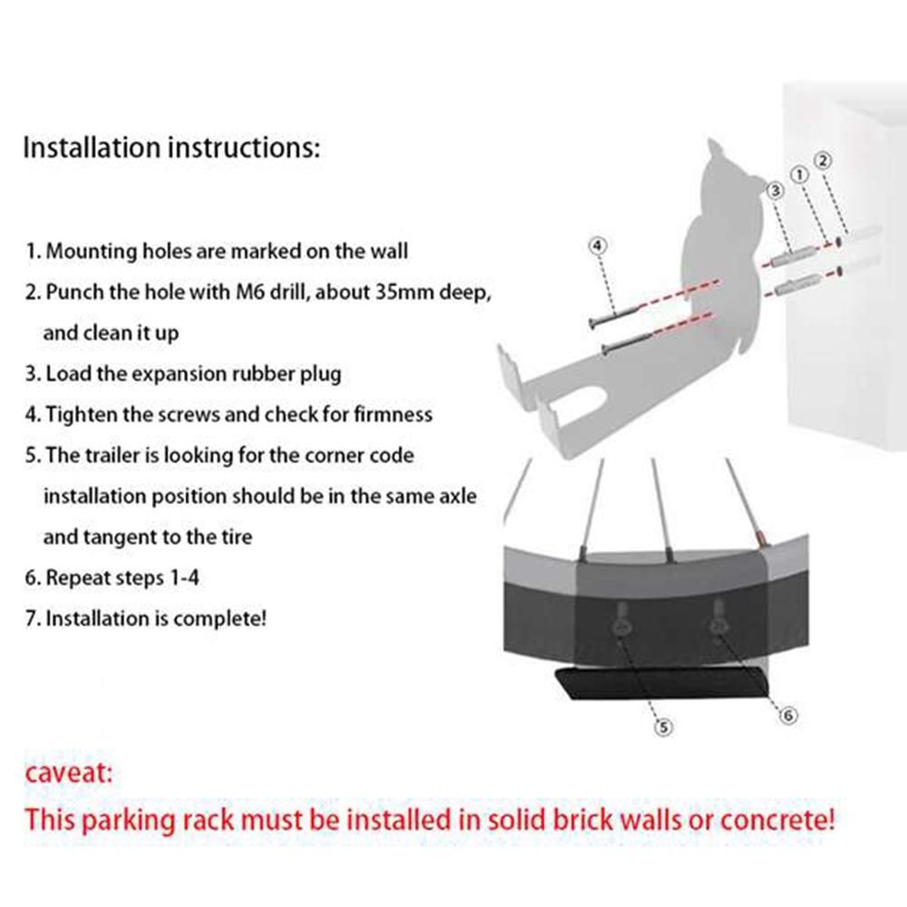 Bike Rack Hanger, Pedal To Wall Bracket, Bike Wall