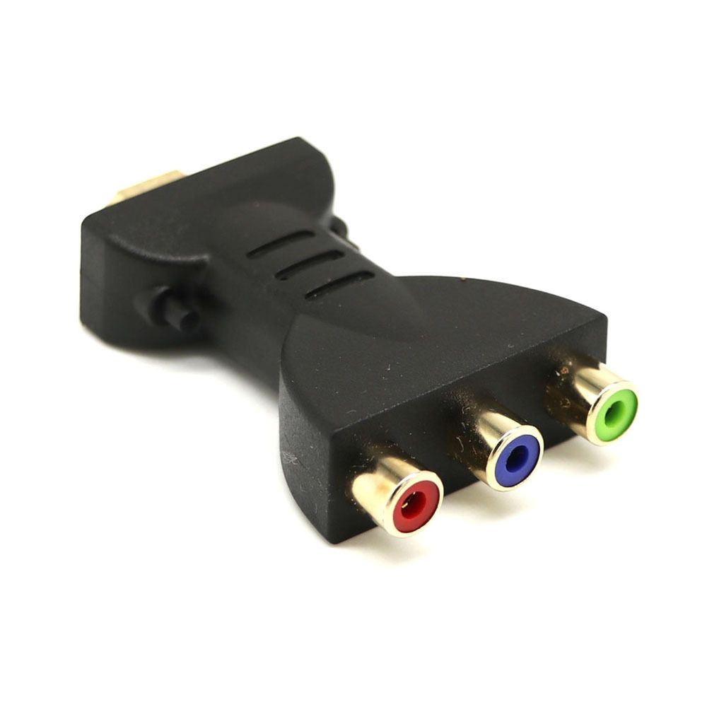 Gold-plated HDMI Male To 3 RGB RCA Video Audio Adapter AV Component Converter For DVD Projector