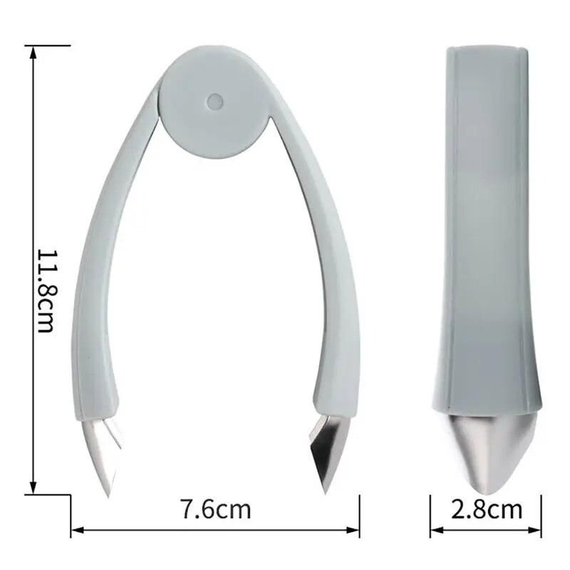 Multi-function Pineapple Cutter Tomato Fruit Leaf Stem Remover Gadget Tweezer Kitchen Tool Strawberry Shelling Machine Slicer