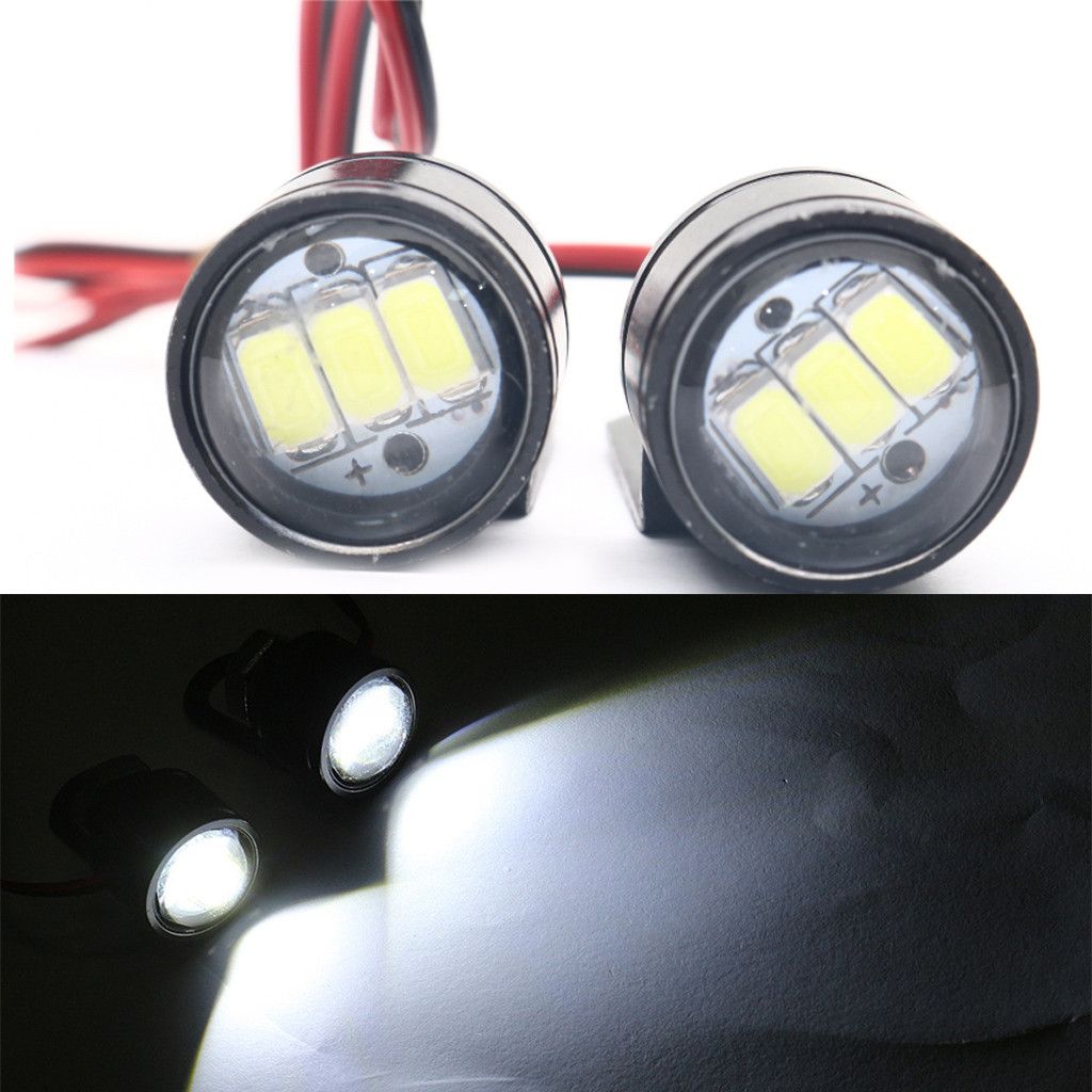 Motorcycle Eagle Eyedled Lights Modified Lamp Accessories LED Mirror Headlights