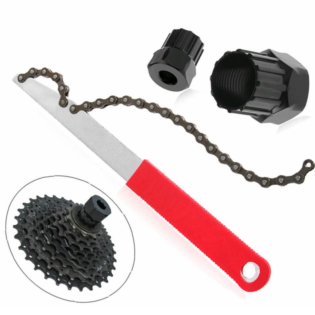 Bike Chain Whip Freewheel Sprocket Cassette Tool Cycling Bicycle Chains Whip Wheel Sprocket Remove