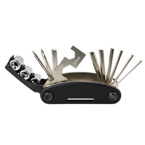 Bicycles Bike Bicycle Cycling Mechanic Repair Tool Kit 16 In 1 Multi-Function