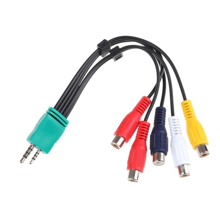 For Samsung 3.5+2.5 To 5 Double-head LCD TV AV Cable