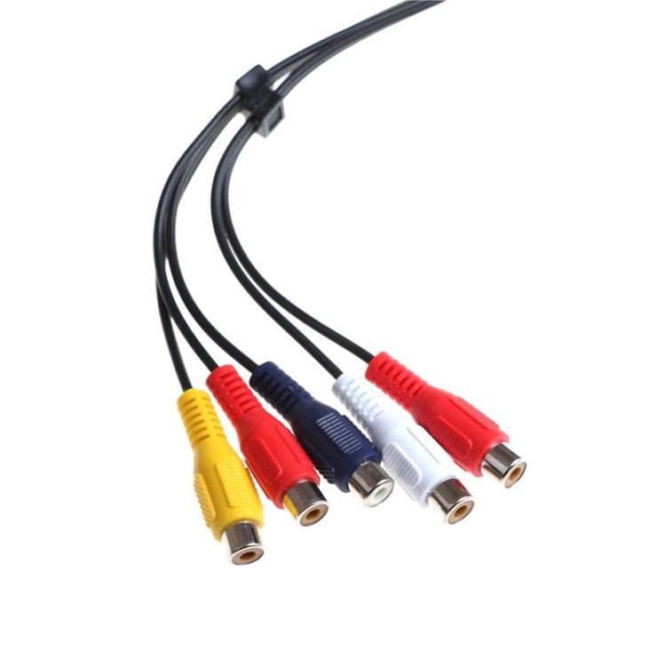 For Samsung 3.5+2.5 To 5 Double-head LCD TV AV Cable