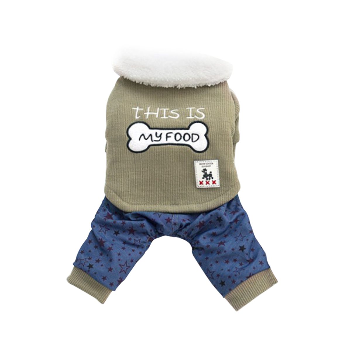 Pet Clothes Dog Sweatshirts Cotton Cat Jackets Soft Warm
