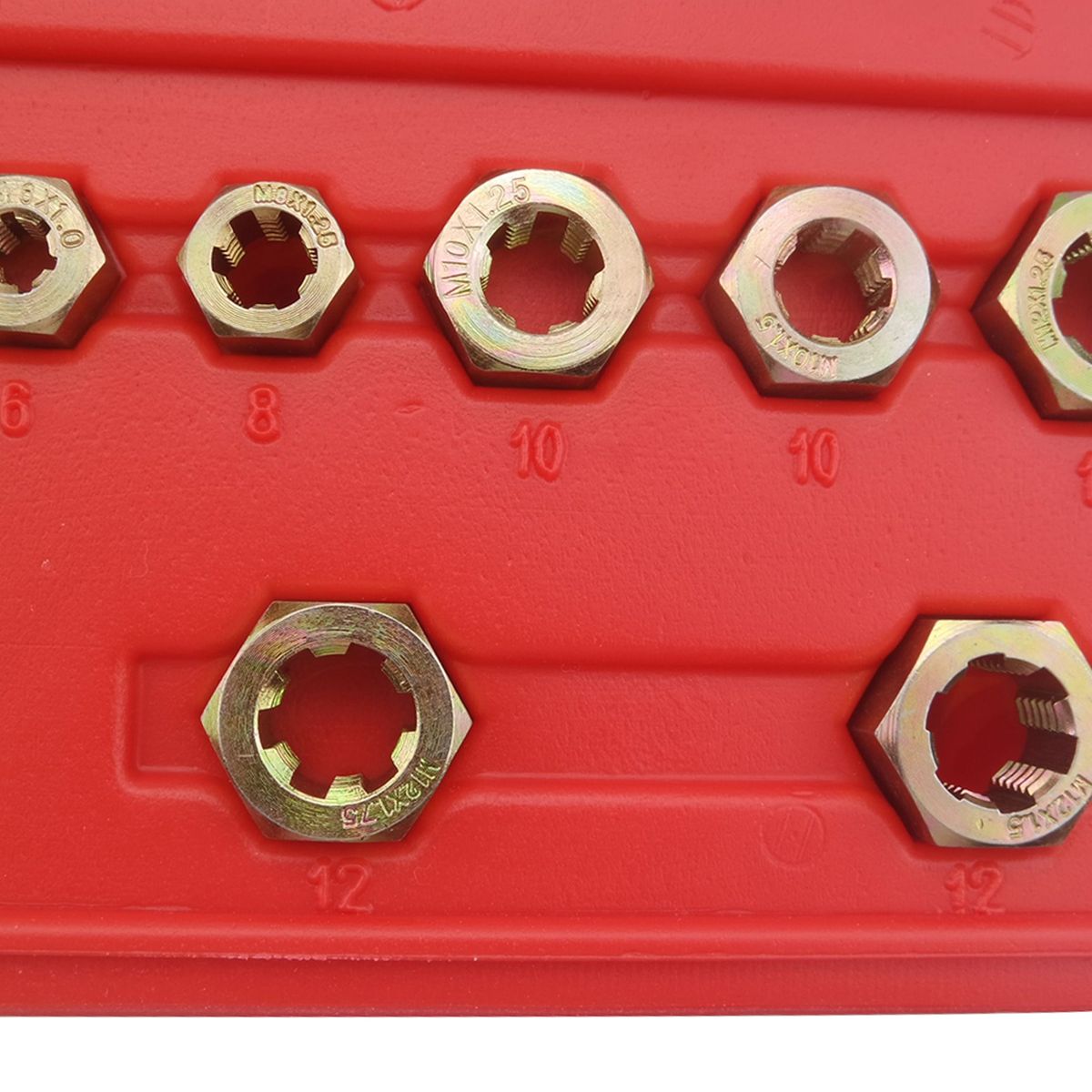 15Pcs Rethread Reapir Tools Kit Metric Thread File Metric