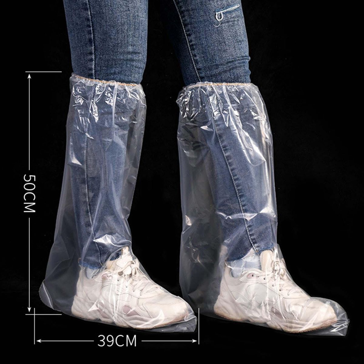 1PC Disposable Shoe Cover Long Thickened Waterproof
