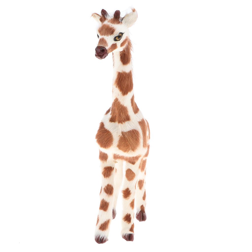 Realistic Giraffe Emulation Animal Model Figures Kids