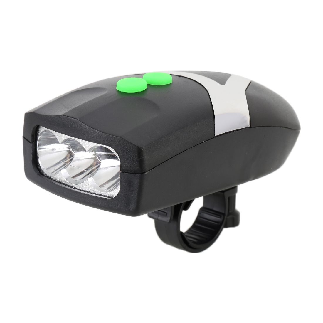 Mountain Bike Headlight Horn LED Flashlight Bicycle Electric Horn With Light