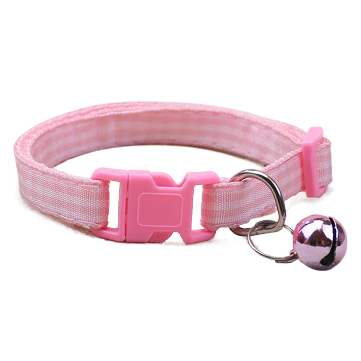 Kitten Collar Fashion Puppy Cats Collar With Buckle Pink