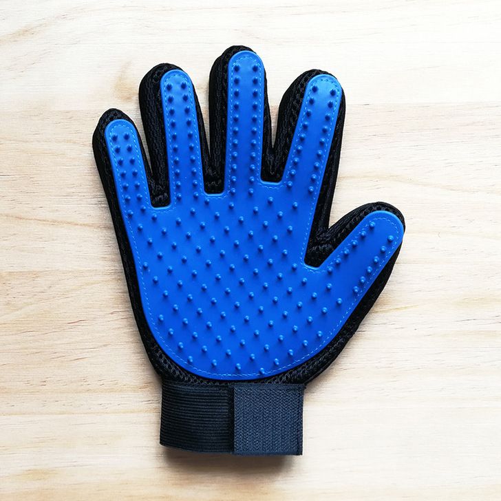 Fashion Rubber Pet Bath Brush Envmental Protection Silicone Glove For Pet Massage Pet Grooming Glove Dogs Cats Pet Supplies-1