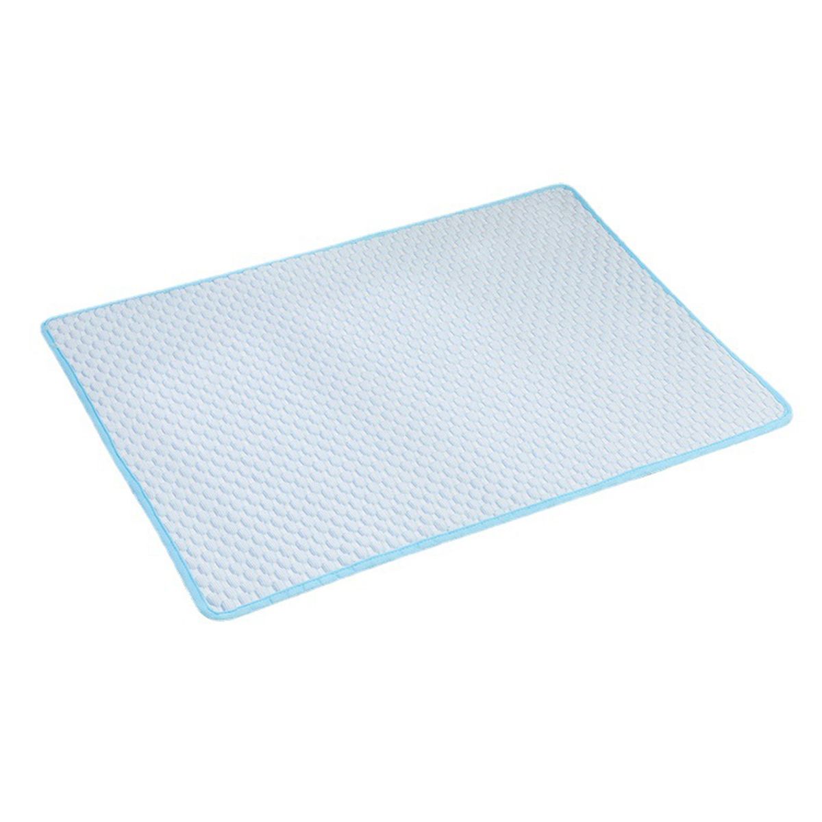 Pet Cooling Cushion Square Mat Small Dog Sleeping Pad Blue
