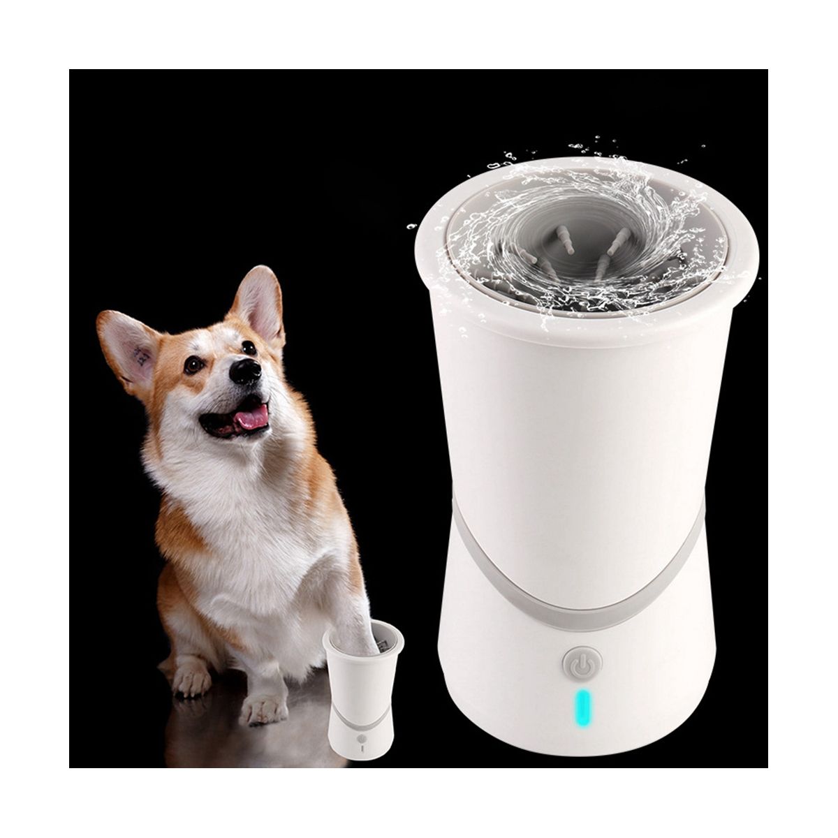 Dog Paw Cleaner Portable Pet Paw Washer Cup USB Charging for Cats Dog