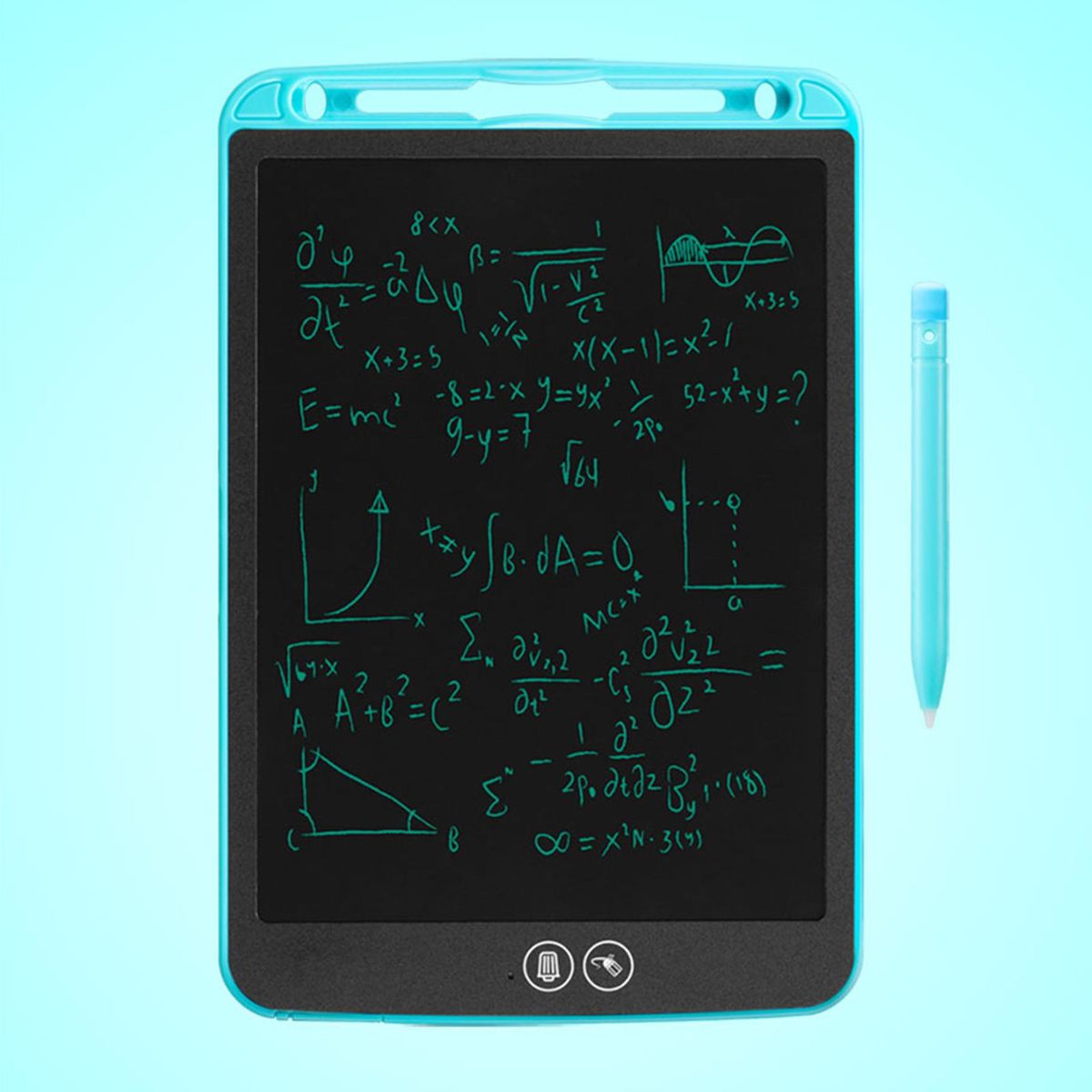 LCD Writing Tablet 8.5 Inch Doodle Drawing Pad Handwriting Colorful Board with Magnetic Stylus for Toddler Kids Office Educational and Learning Toy Gifts for 3-6 Years Old Boy and Girls Children's Day Partial Erasing