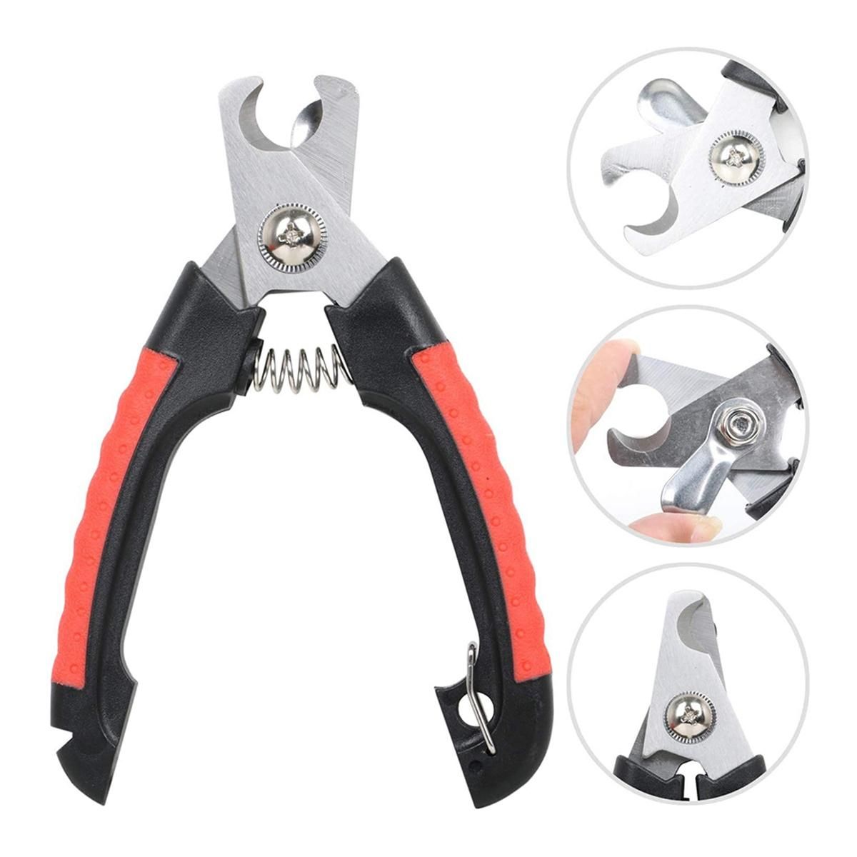 Pet nail trimmer clipper made of stainless steel for pet care of dogs, cats, rabbits, rabbits etc.
