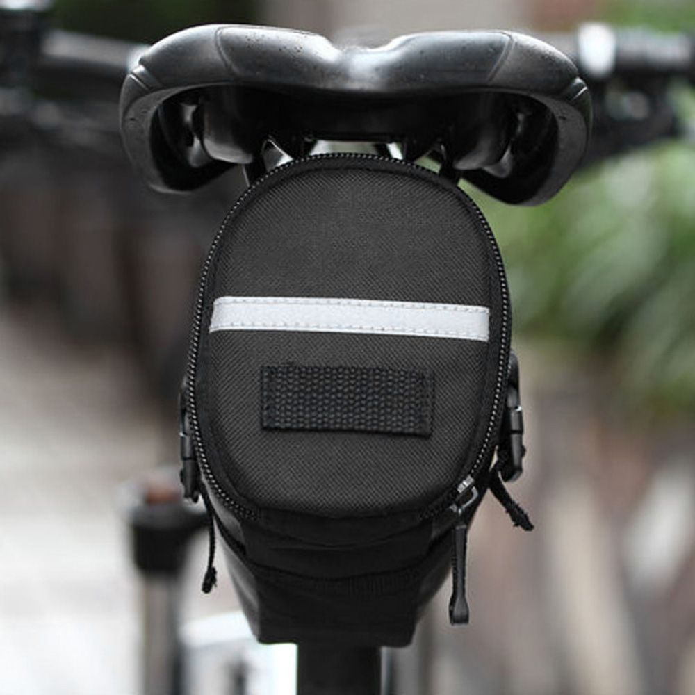 Roswheel Bicycle Strap-On Bike Saddle Bag-Black