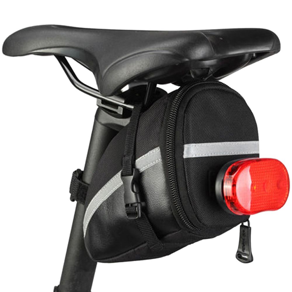 Roswheel Bicycle Strap-On Bike Saddle Bag-Black