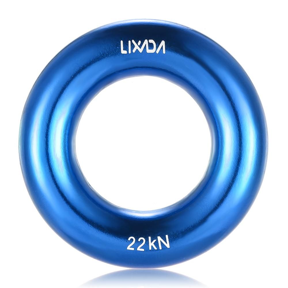 Lixada Outdoor Rappel Ring 22KN Mountain Climbing O-ring Adventure Tree Climbing Hammock O-Ring Equipment