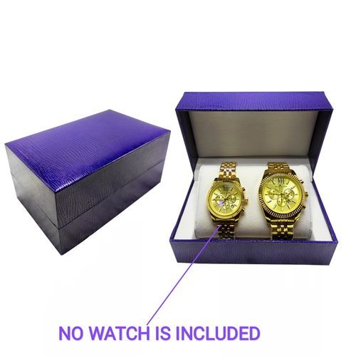 Double Slot Watch Storage Box Classic Portable Leather Watch Box Watch Case Watch Holder For Gift