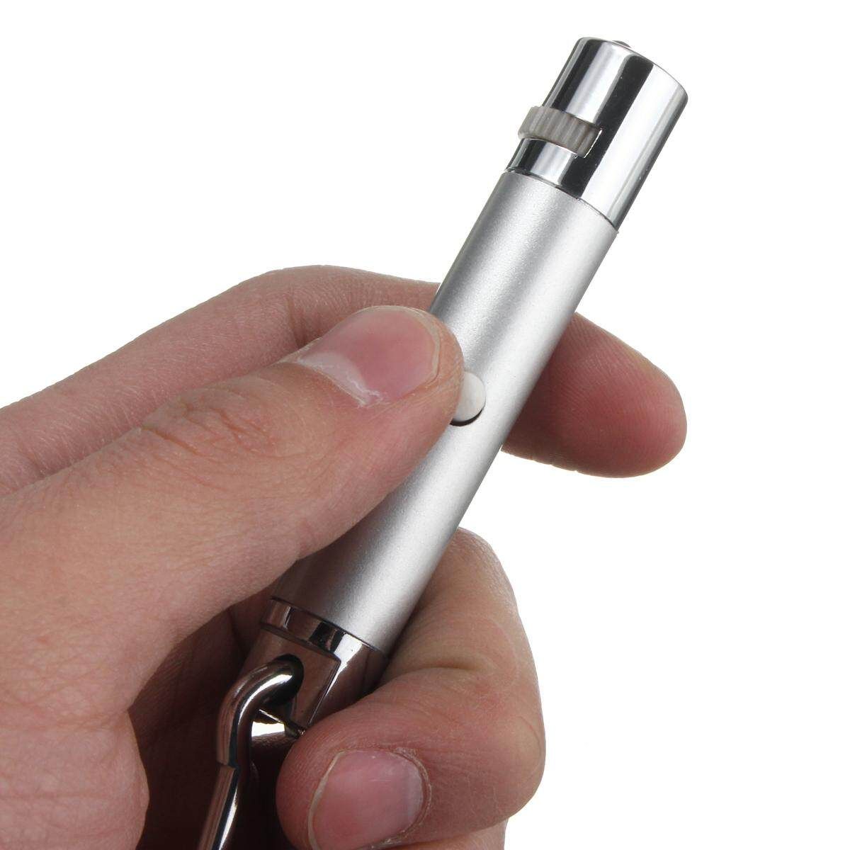 Pet Play Funny Cat Dog Exercise Toy LED Red Light Laser Pointer Keychain Pen